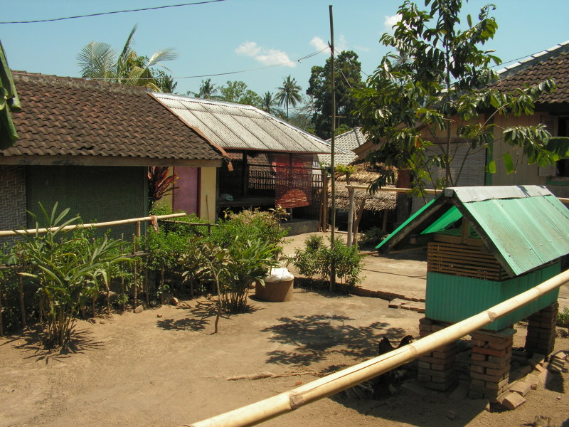 Sasak village (bohat domy).